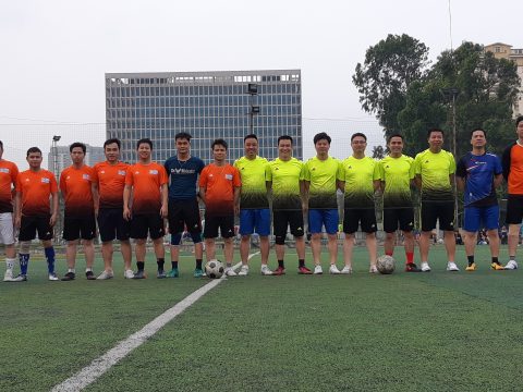 Hoạt động giao lưu bóng đá giữa BEACONS FC và ban QLDA GOLDMARK